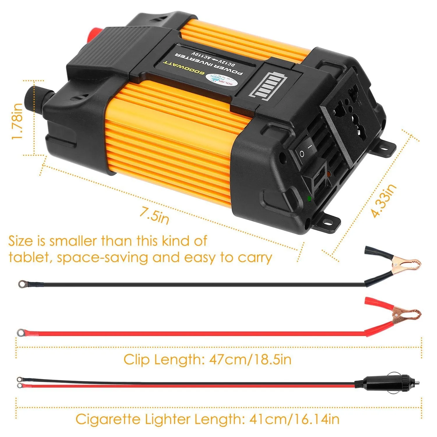 4000W Peak Power Inverter DC 1