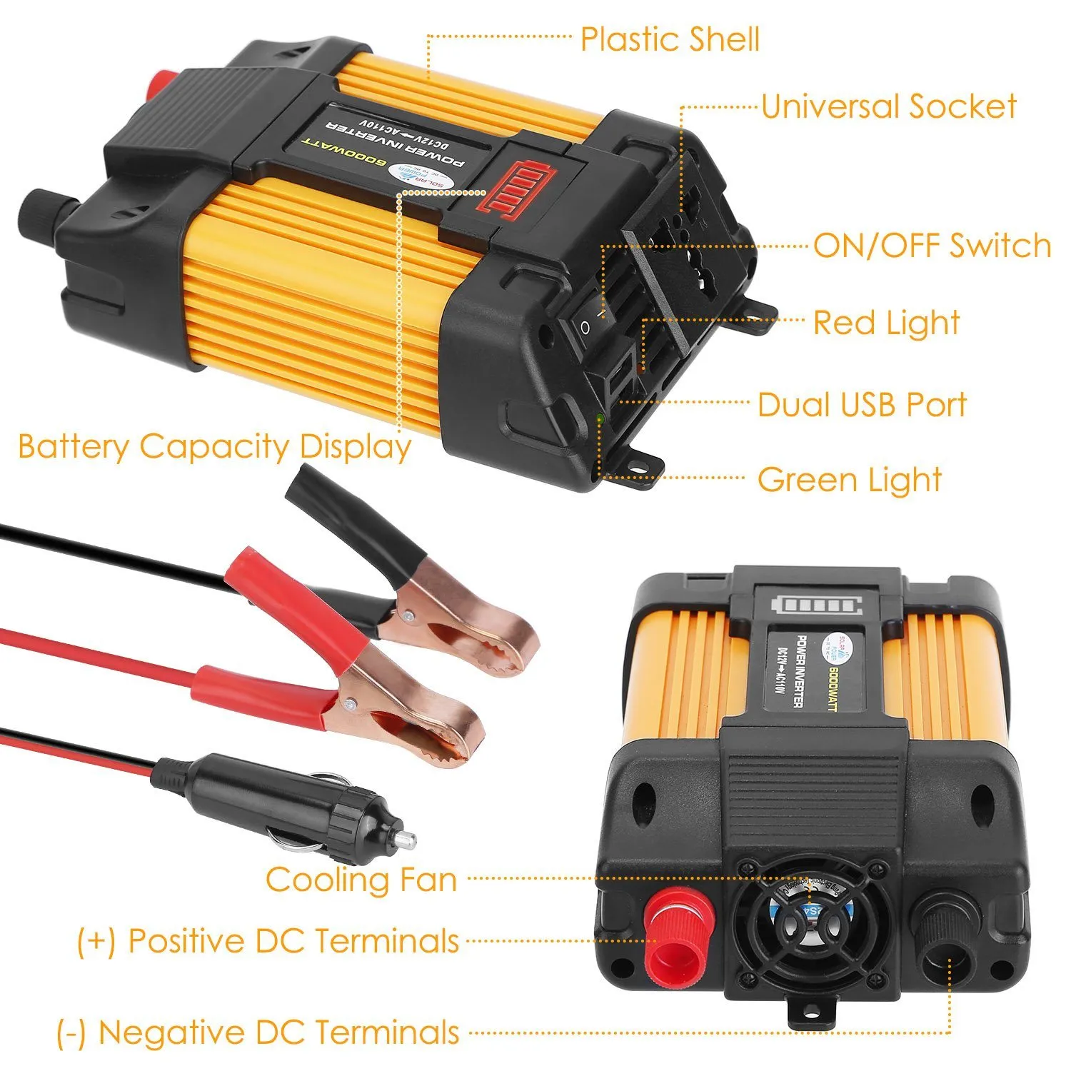 4000W Peak Power Inverter DC 1