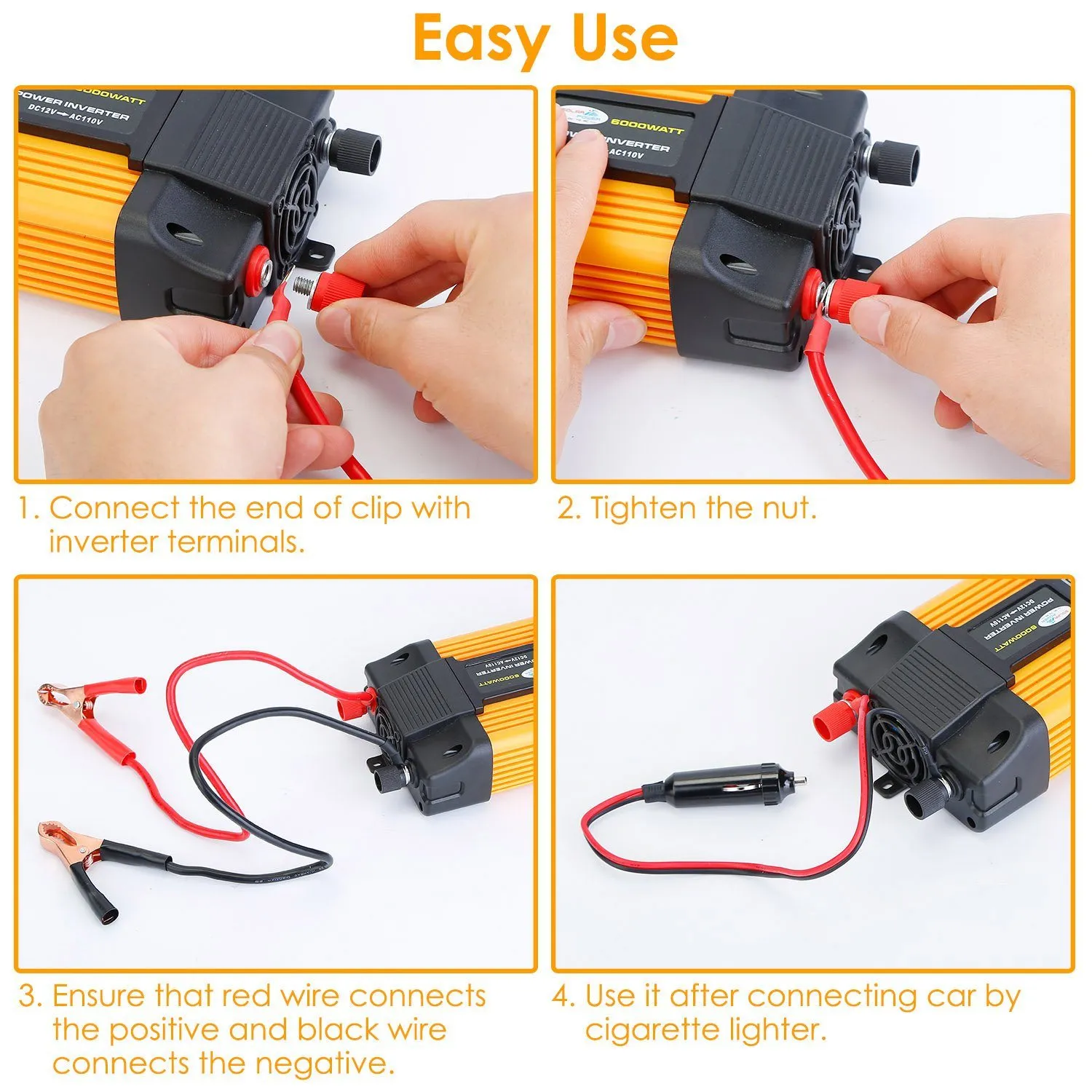 4000W Peak Power Inverter DC 1