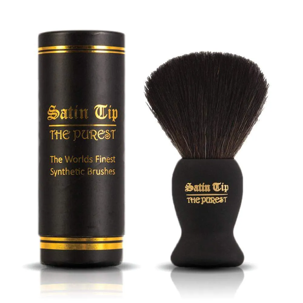 6 Piece Wet Shave Set - Black Synthetic Brush