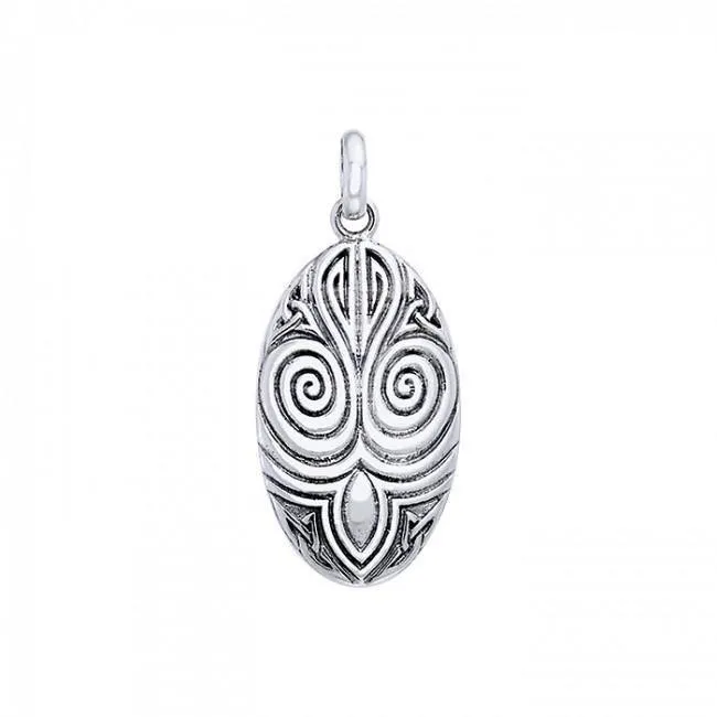 A revered tradition ~ Sterling Silver Celtic Maori Pendant Jewelry TPD1206