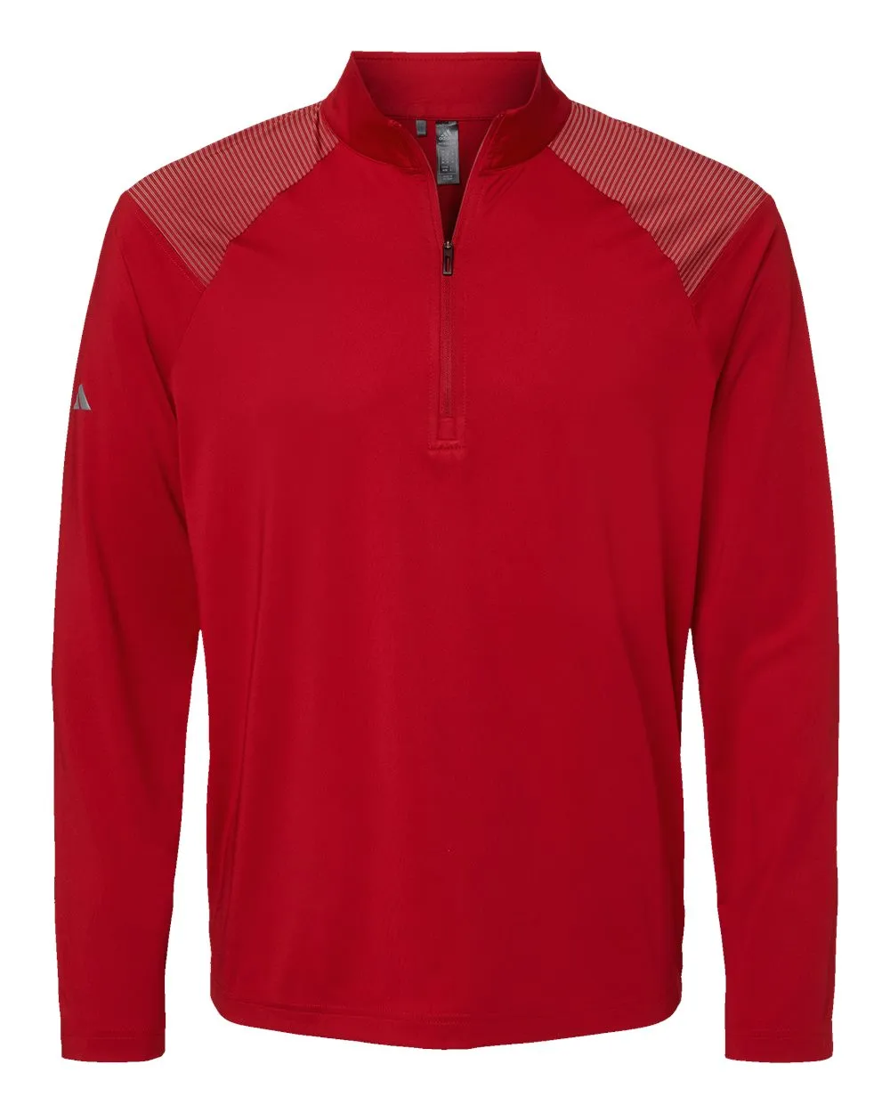 Adidas A520 Shoulder Stripe Quarter-Zip Pullover