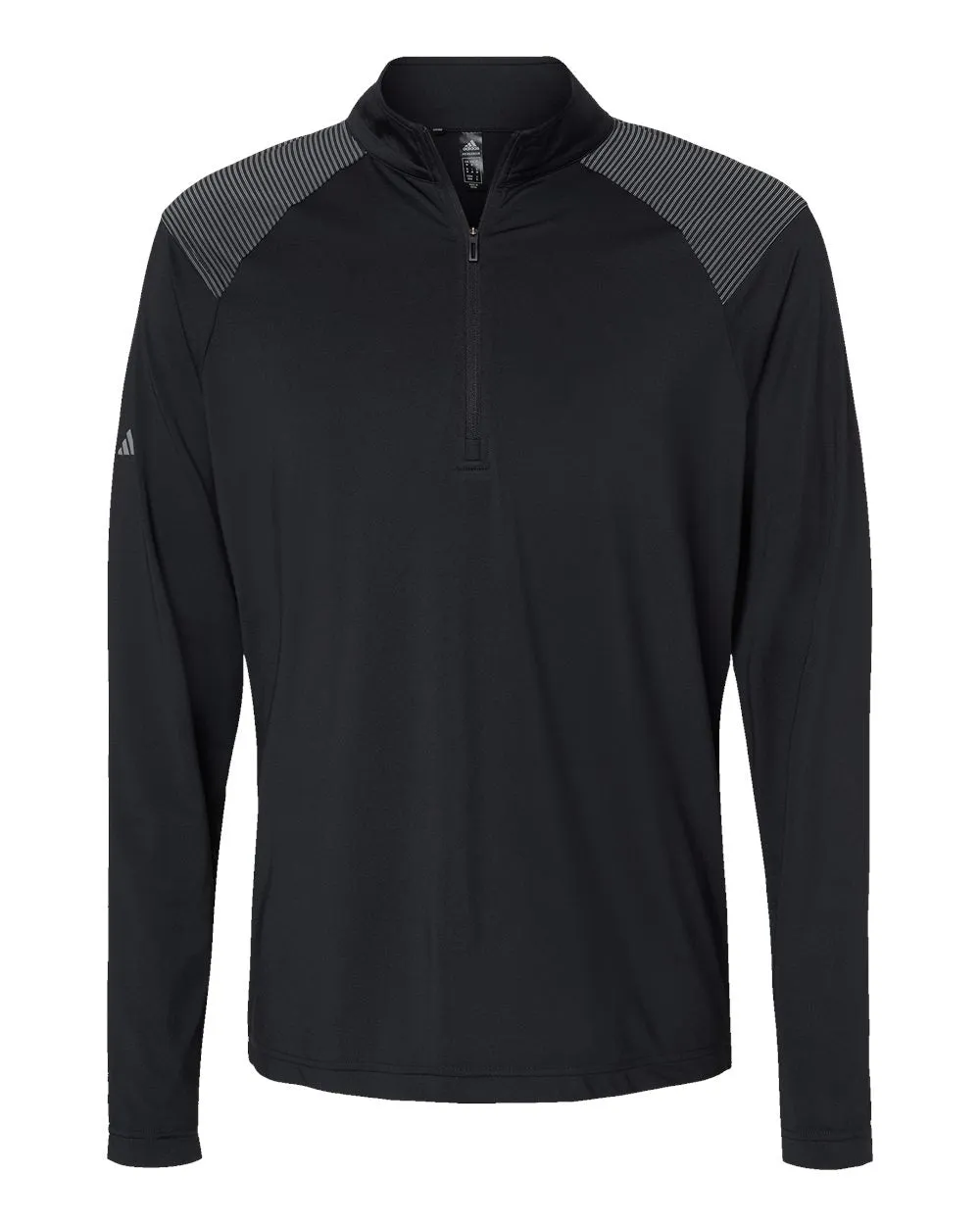 Adidas A520 Shoulder Stripe Quarter-Zip Pullover