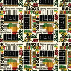 African Pattern - Black History #1 (Sublimation Transfer)