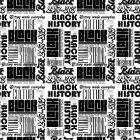 African Pattern - Black History #2 (Sublimation Transfer)