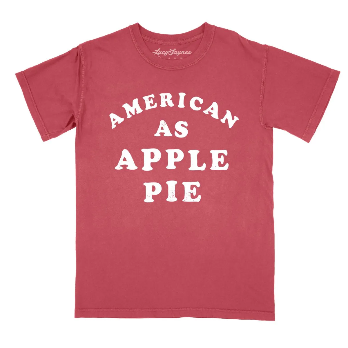 American As Apple Pie Comfort Colors Tee