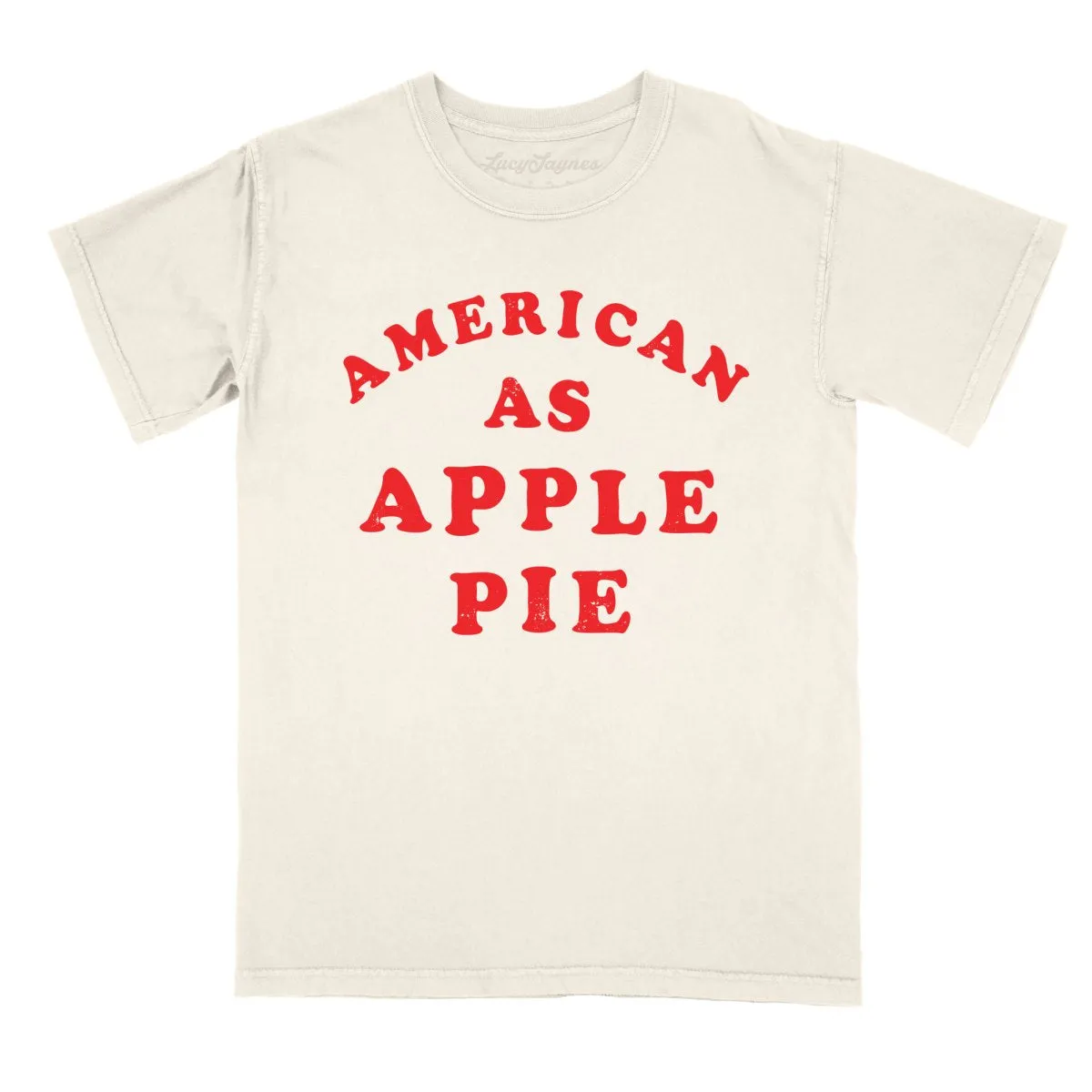 American As Apple Pie Comfort Colors Tee