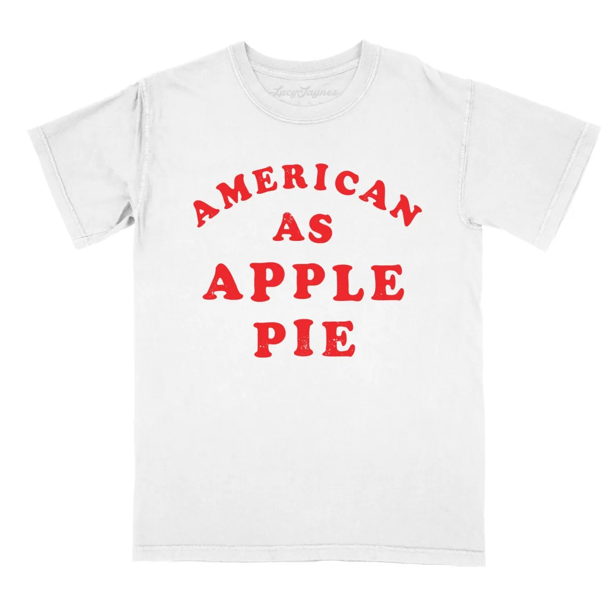 American As Apple Pie Comfort Colors Tee