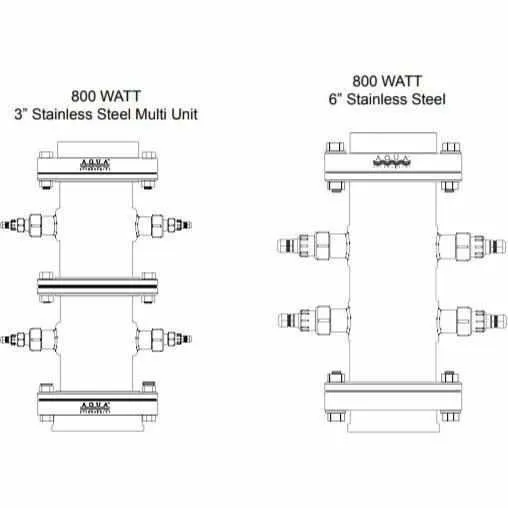 Aqua Ultraviolet Viper Series UV - 800 Watt - Stainless Steel