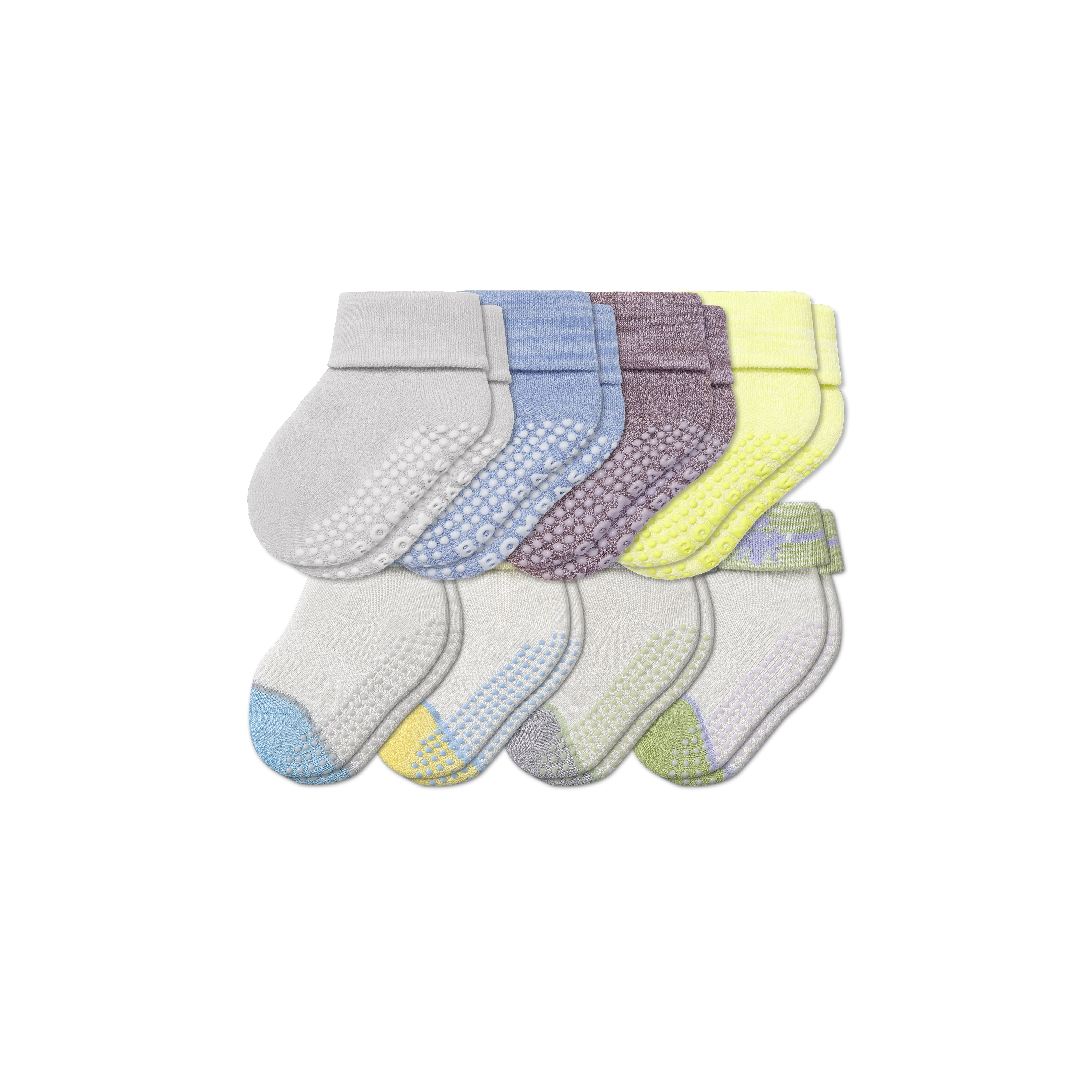 Baby Gripper Socks 8-Pack (6-12 Months)