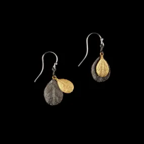 Bahamian Bay Earring - Wire Gold/Gunmetal