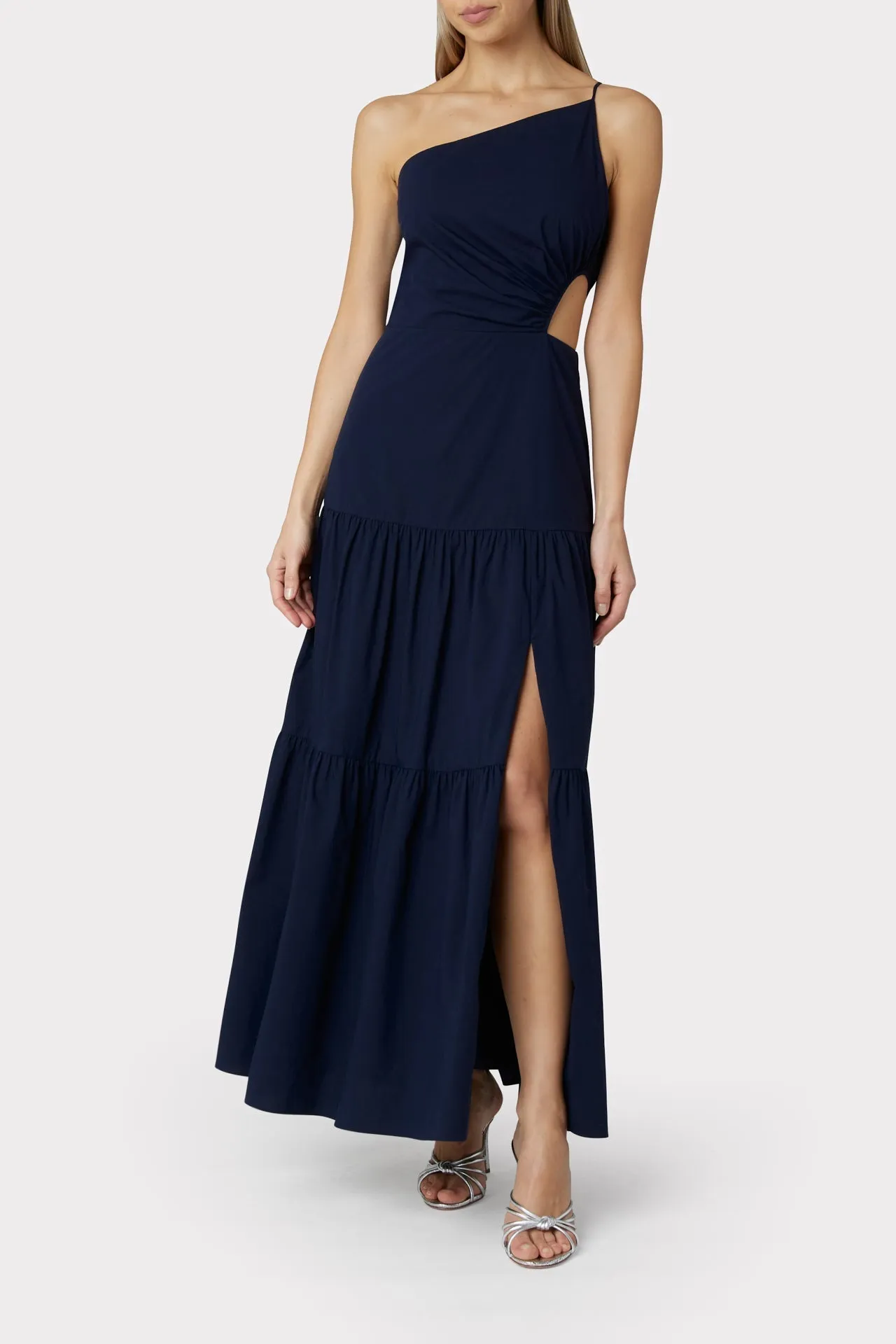 Bahati Poplin Cutout Dress