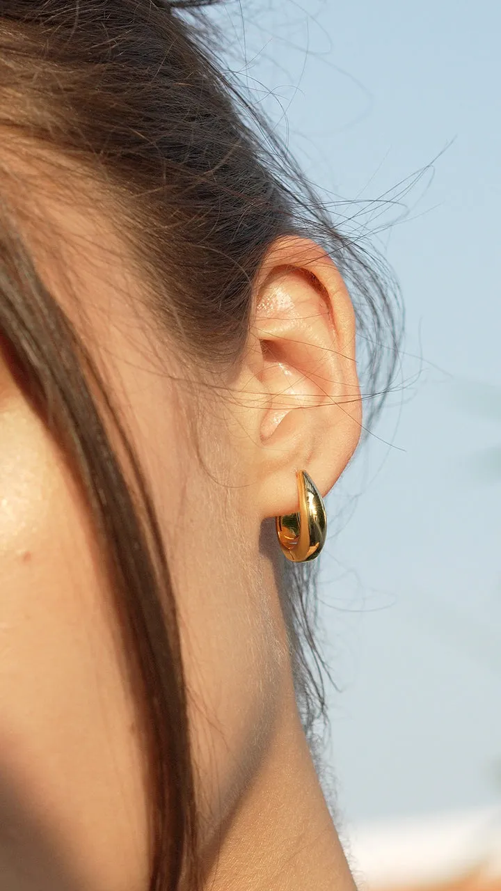 CARAT* London Hera Hoops Gold Vermeil