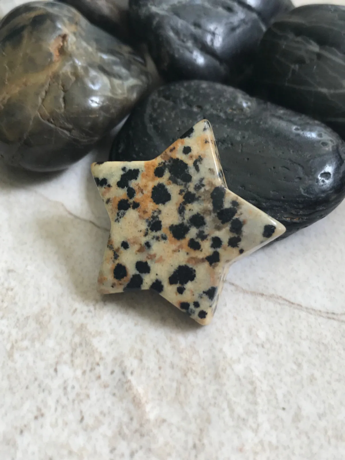 Carved Stone Star