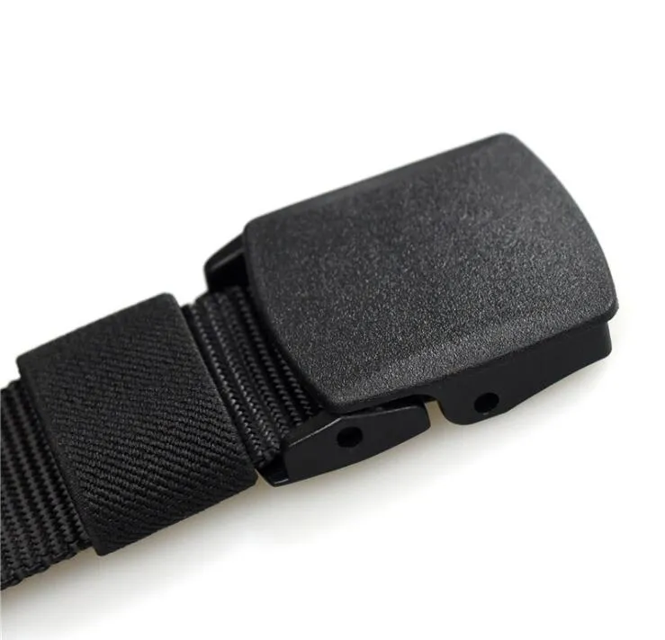 Casual Military Grade Polymer Buckle Nylon Belt