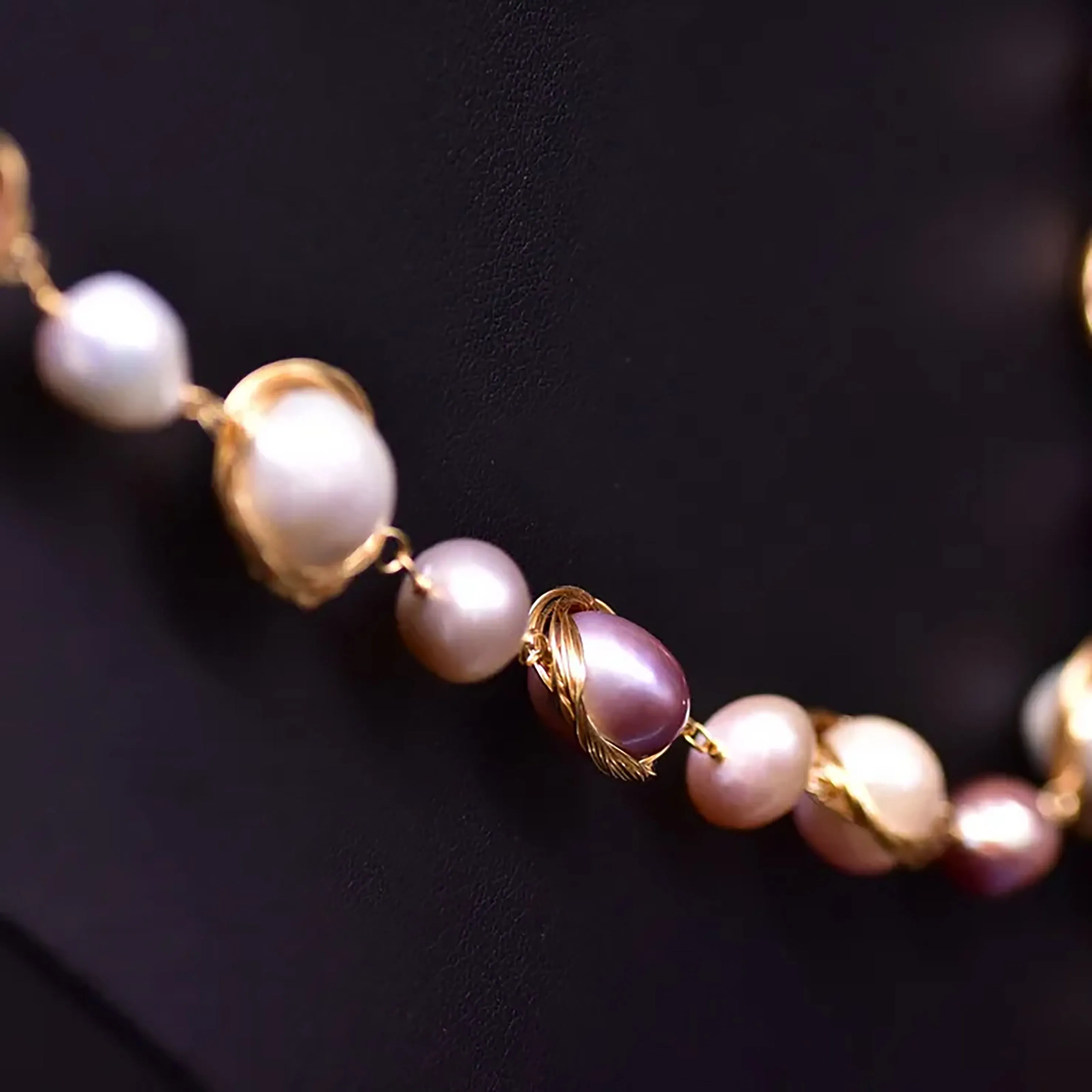 Chokore Multicolor Baroque Pearl Necklace