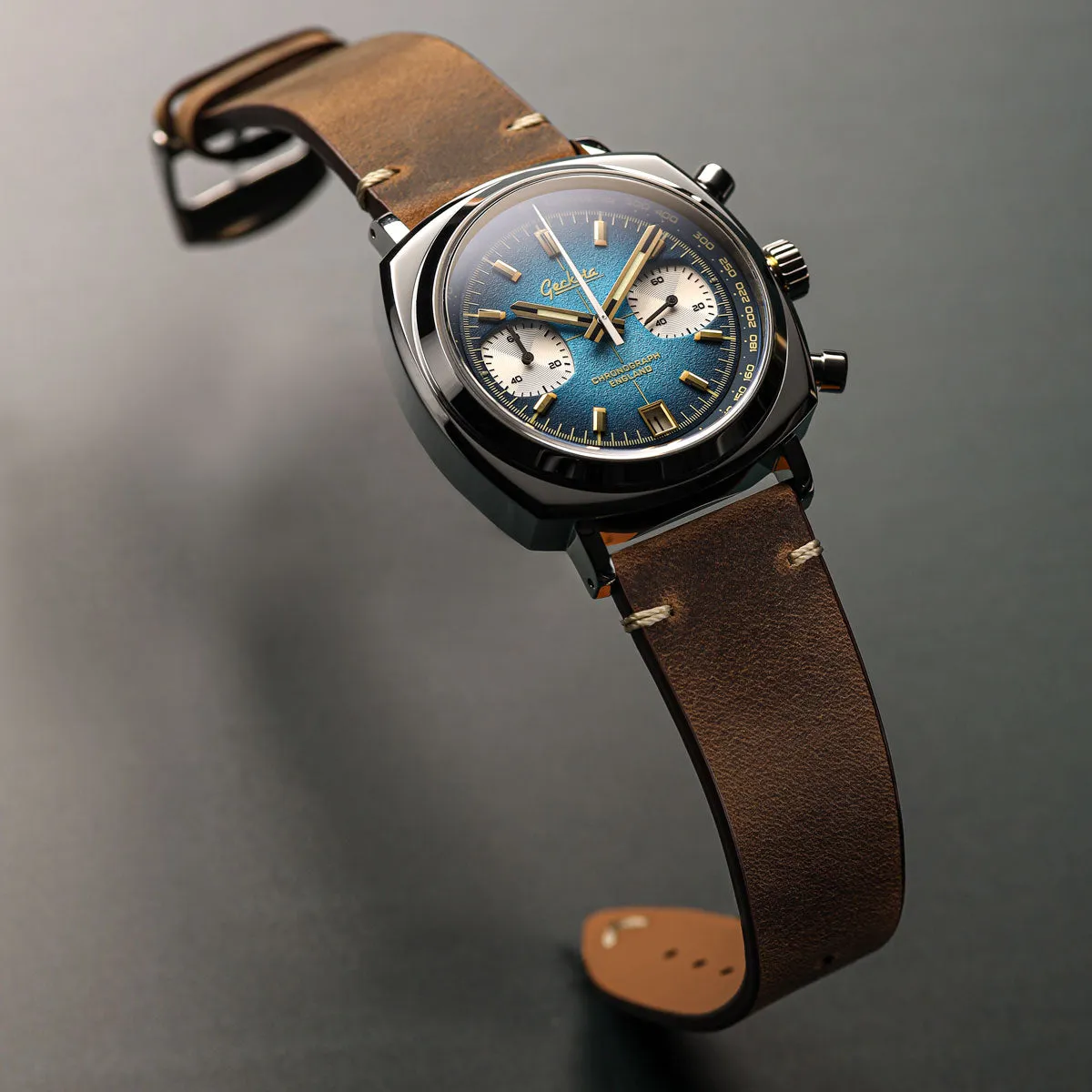 Chronotimer Chronograph Watch Deep Blue Fumé Dial