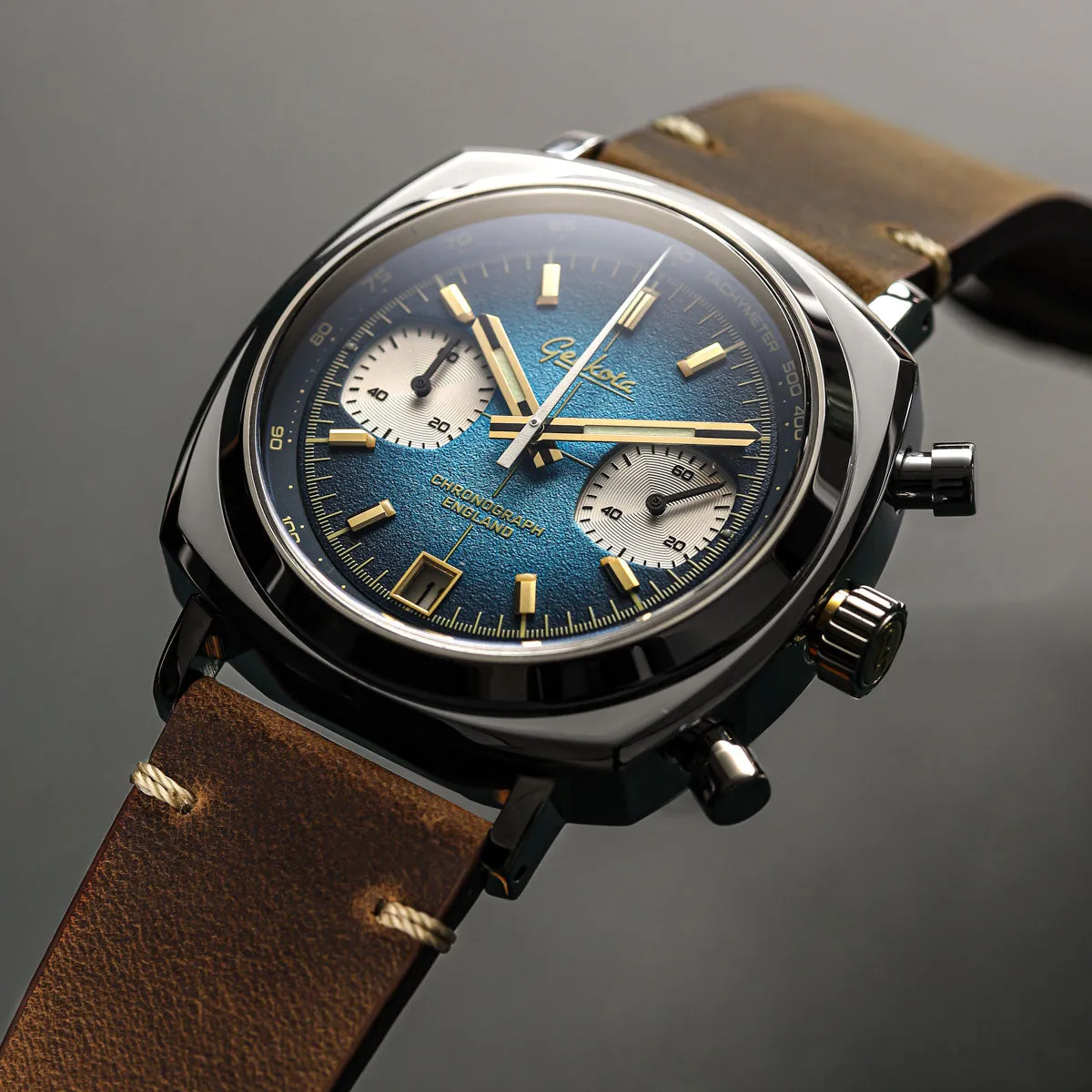 Chronotimer Chronograph Watch Deep Blue Fumé Dial