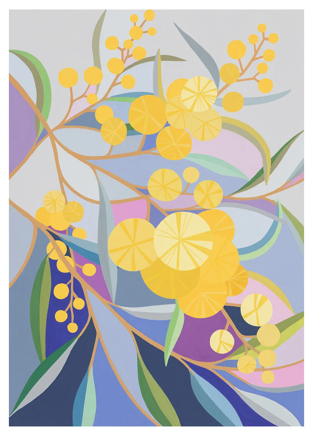 Claire Ishino A5 Print - Wattle On My Walk