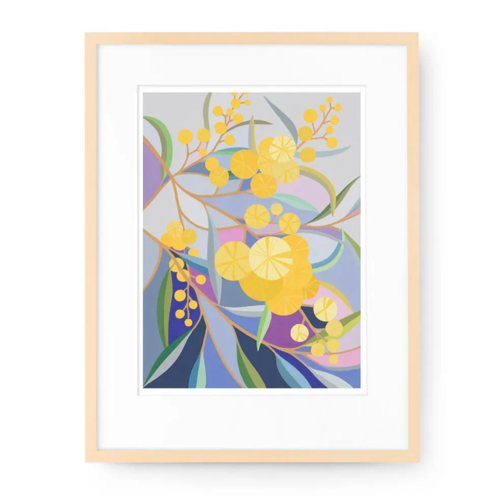 Claire Ishino A5 Print - Wattle On My Walk