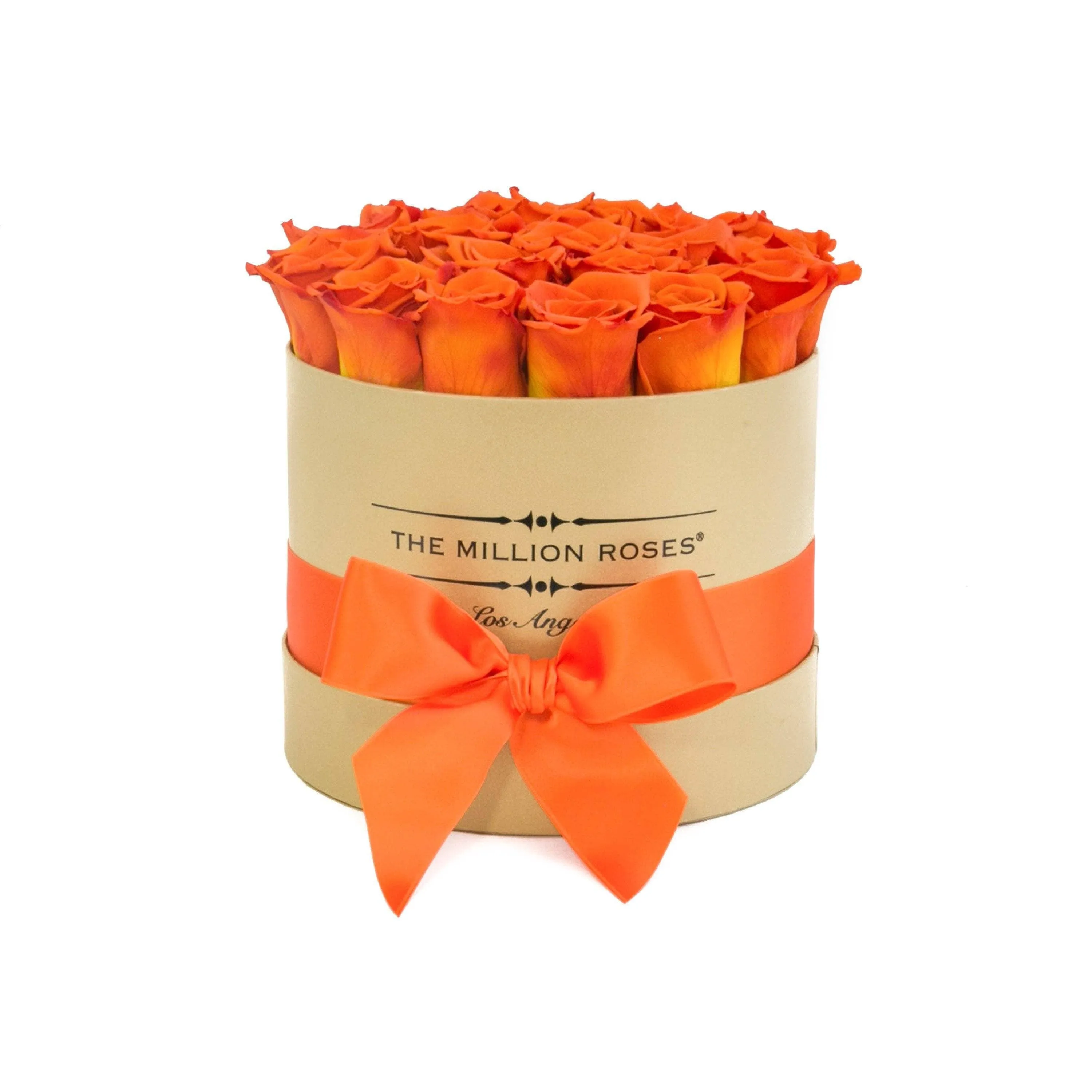 Classic Gold Box | Orange Roses