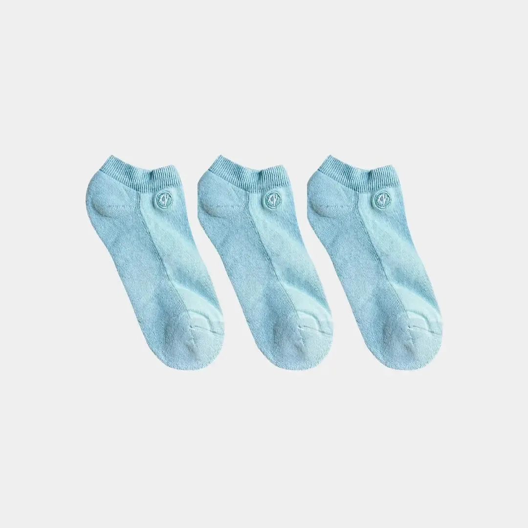 Cool Tones Lightweight Ankle Socks - 98% Organic Cotton