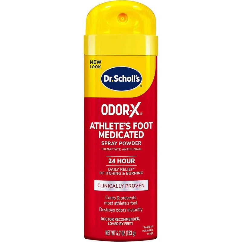 Dr. Scholl's Odor-X Athlete's Foot Medicated Spray Powder