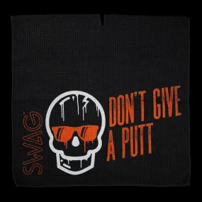 Dripping Skull Don't Give A Putt Towel