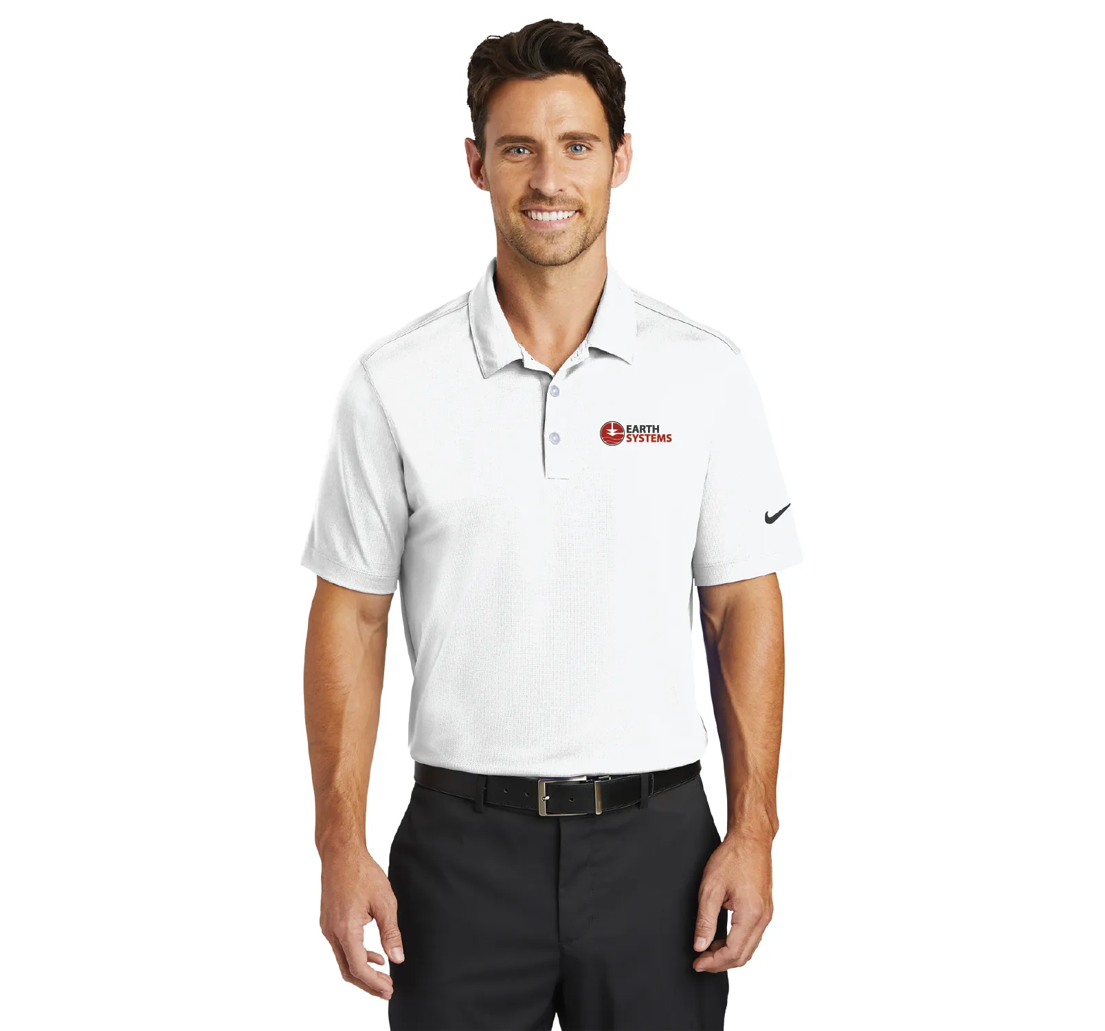 Earth Systems - Men's Nike Dri-FIT Vertical Mesh Polo