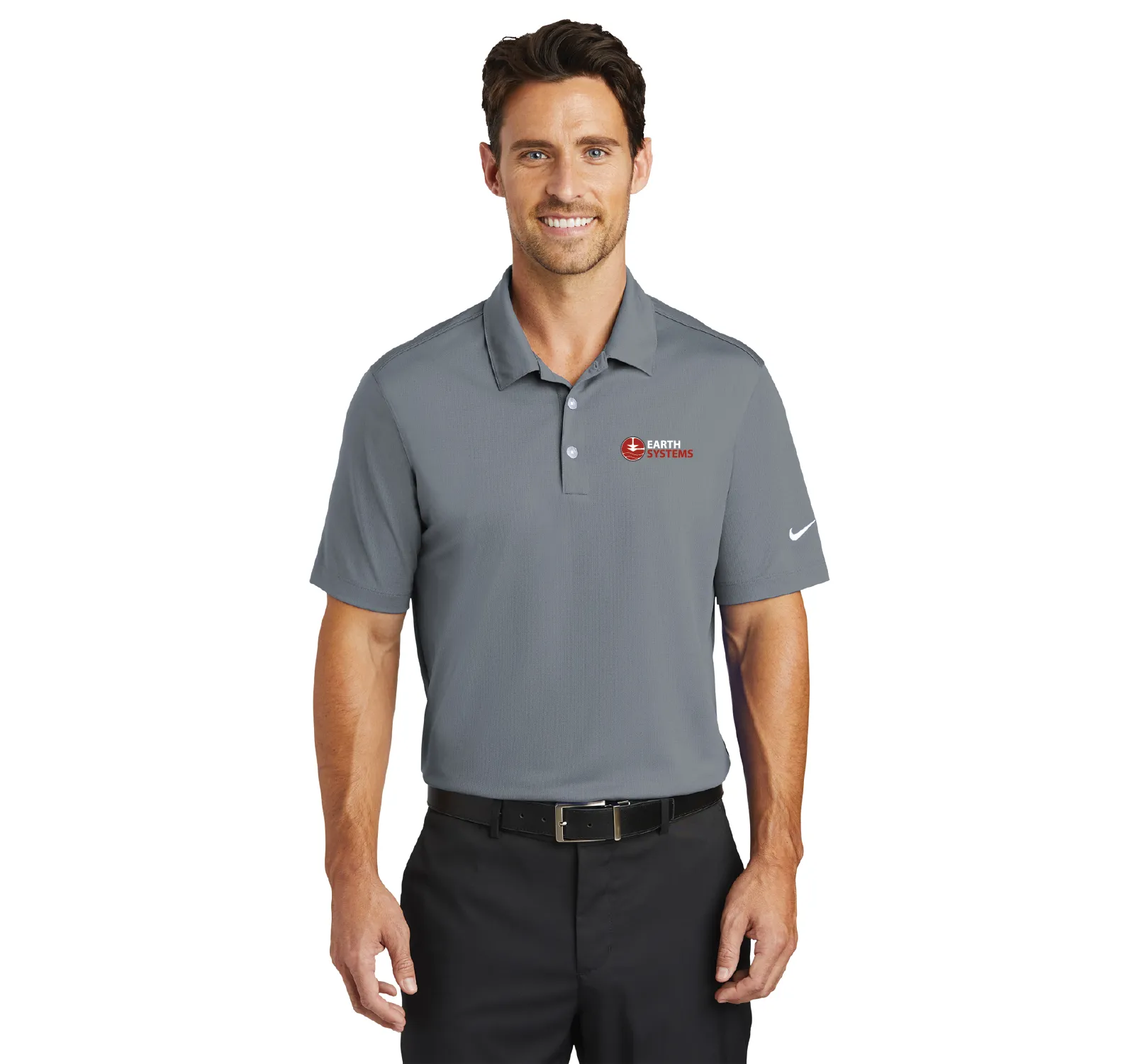 Earth Systems - Men's Nike Dri-FIT Vertical Mesh Polo