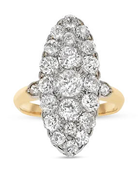 Edwardian Diamond Ring, 4.00 Carats