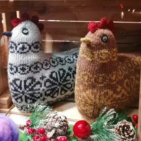 Fancy Hen - knitting kit