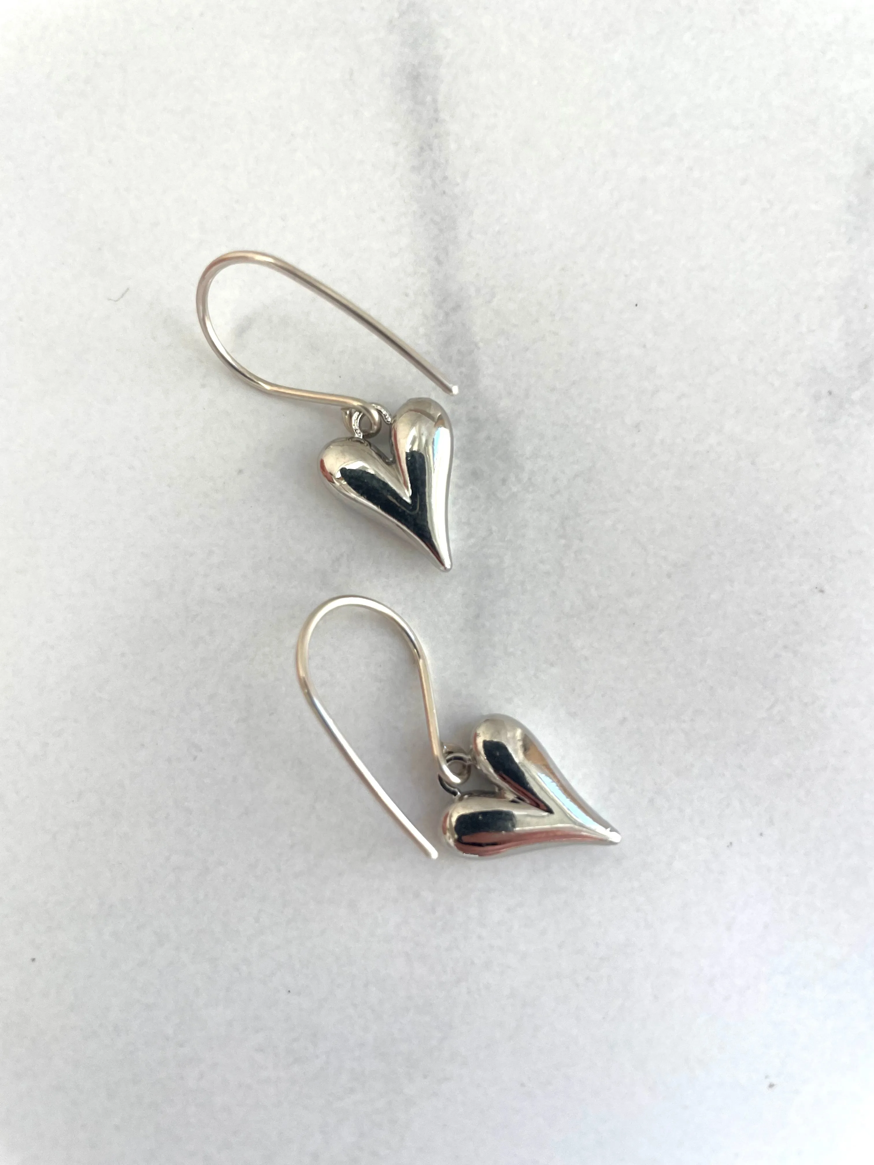 GIFT SET FOR BESTIES- Modern Hearts- Earrings in Silver or Gold- small