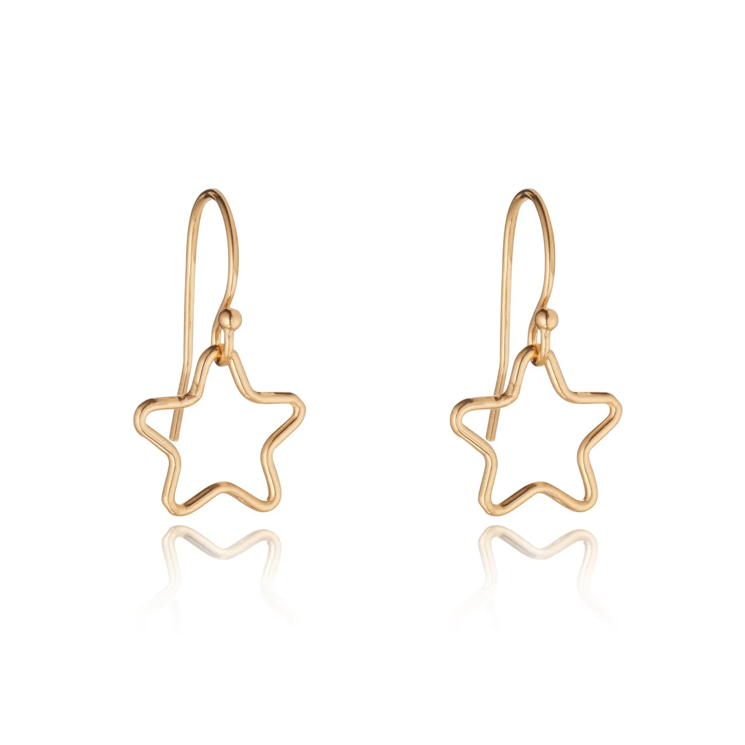 Gold Filled Charm Drop Earrings