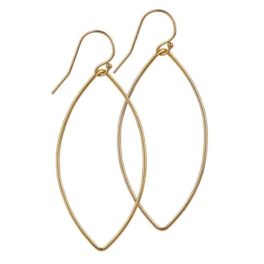 Gold Filled Open Oval Earrings