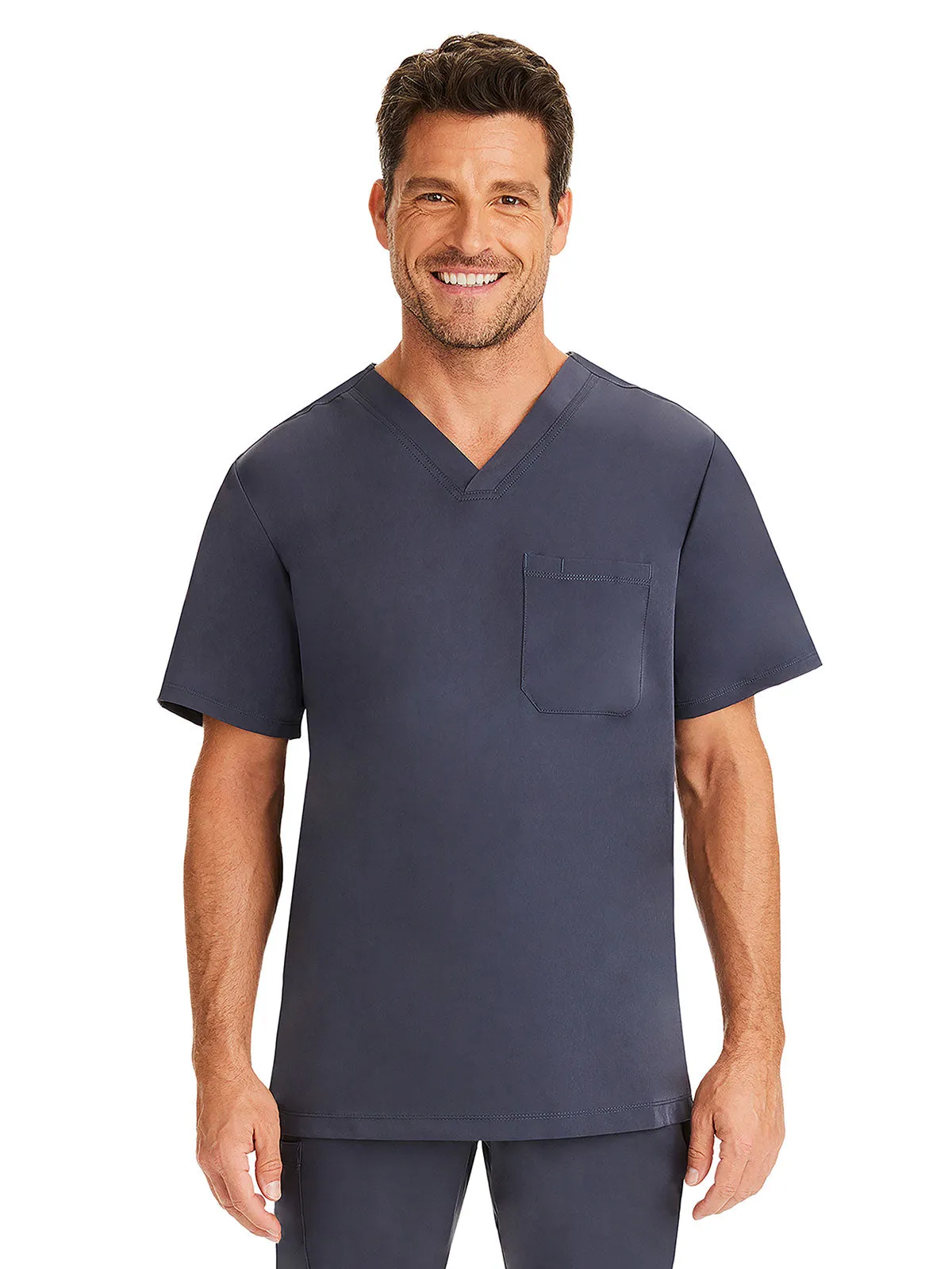 HH Works - Men's Mason V-Neck Solid Scrub Top