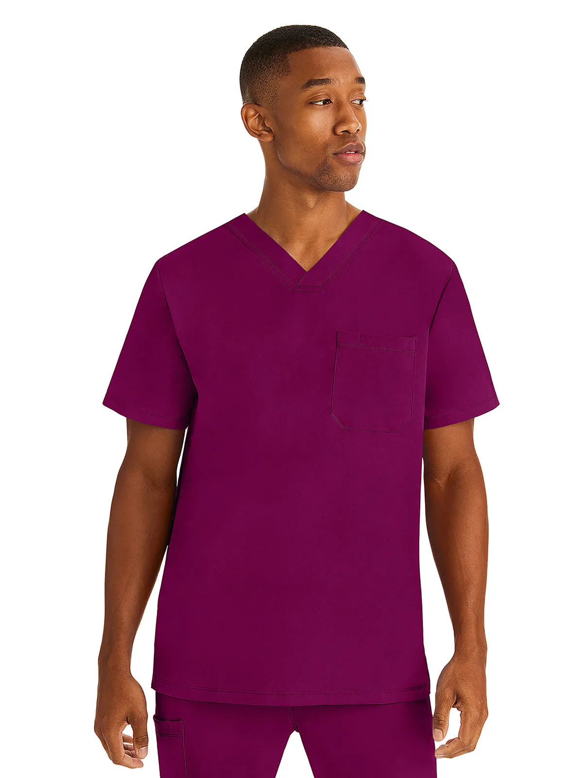 HH Works - Men's Mason V-Neck Solid Scrub Top