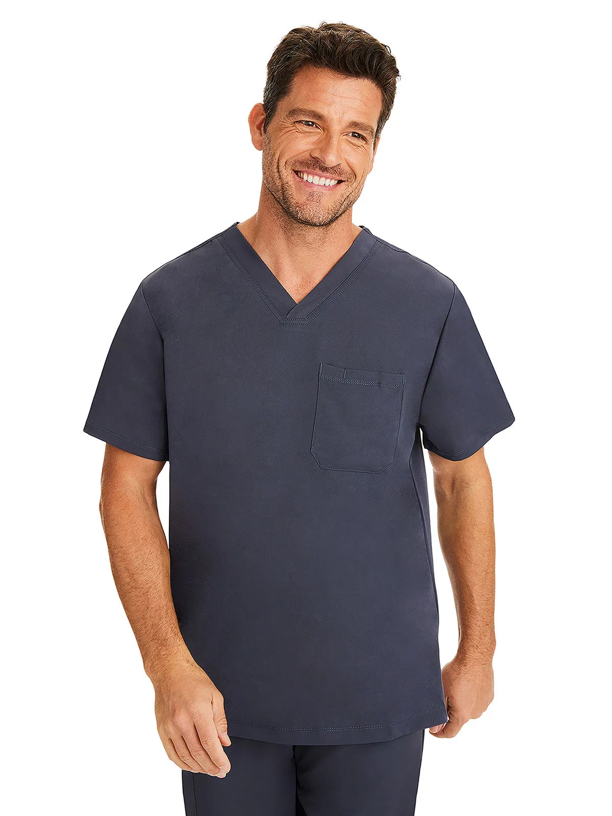 HH Works - Men's Mason V-Neck Solid Scrub Top