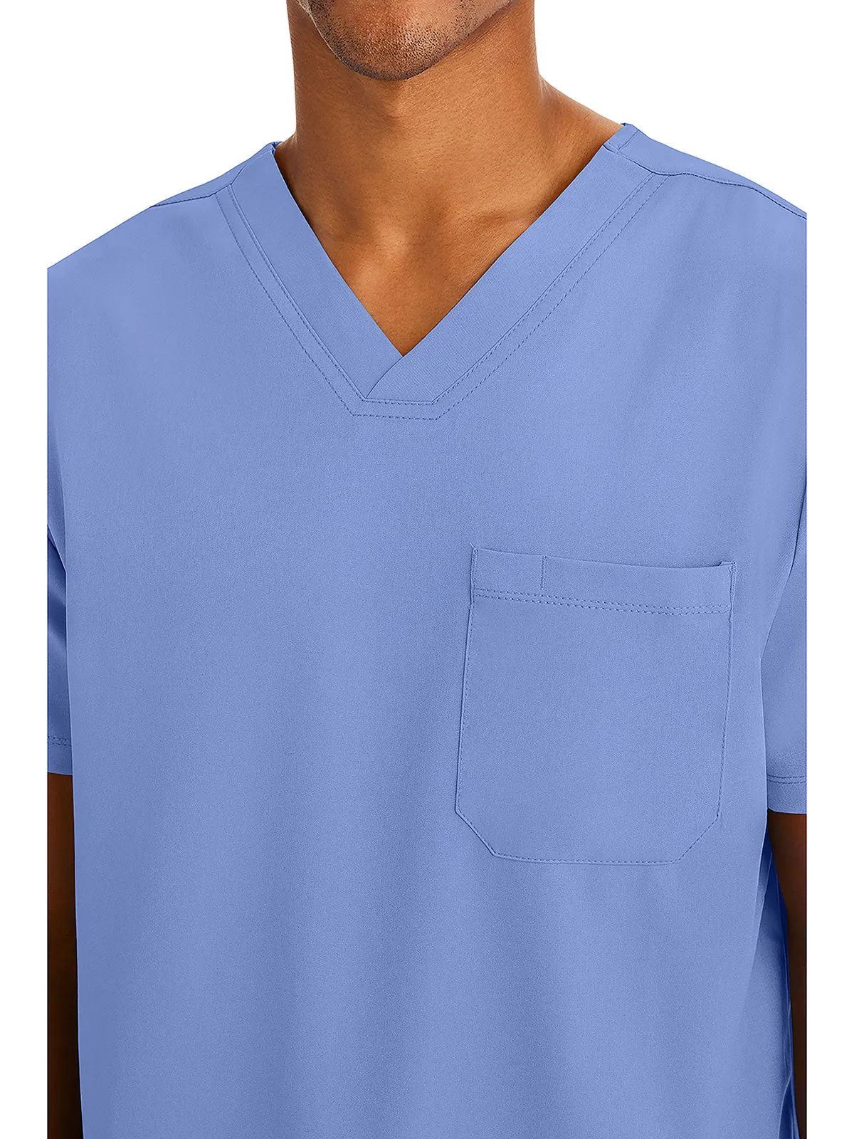 HH Works - Men's Mason V-Neck Solid Scrub Top