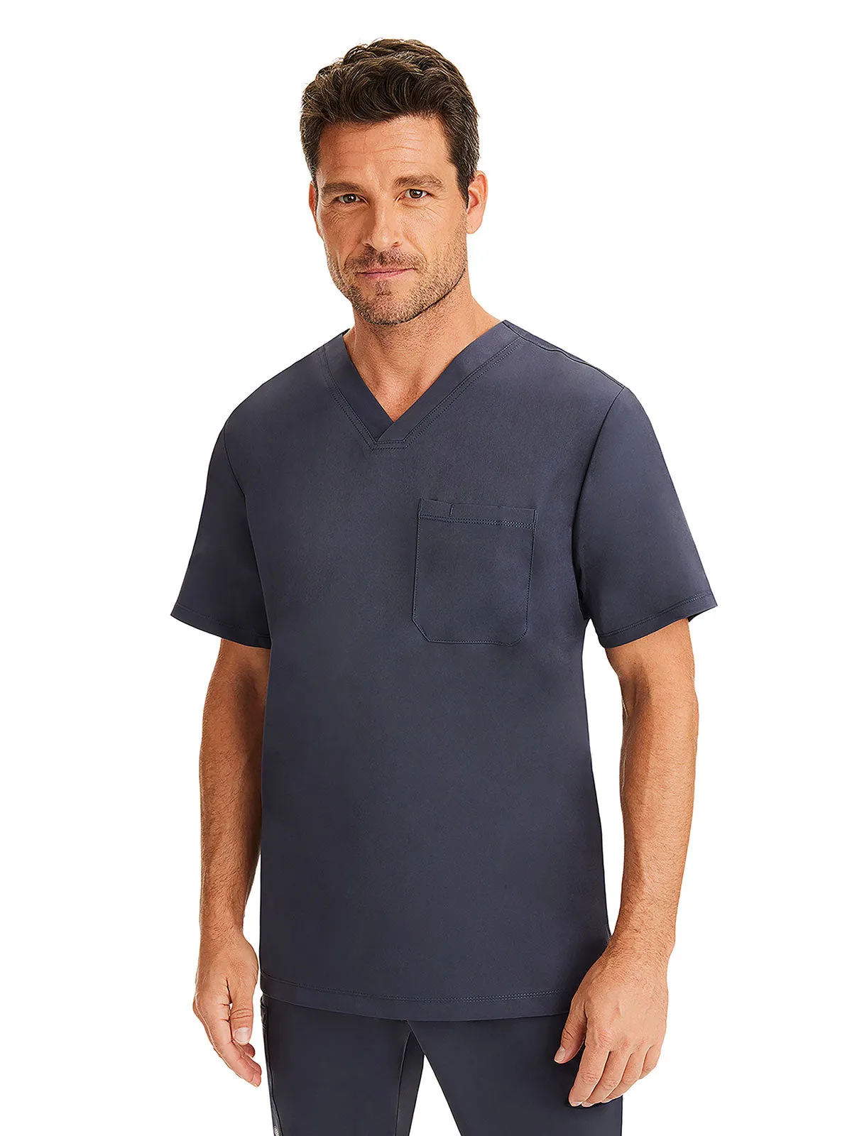 HH Works - Men's Mason V-Neck Solid Scrub Top