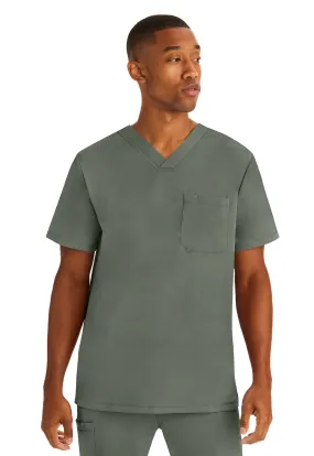 HH Works - Men's Mason V-Neck Solid Scrub Top