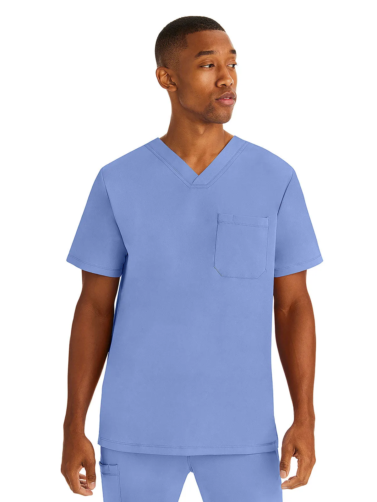 HH Works - Men's Mason V-Neck Solid Scrub Top