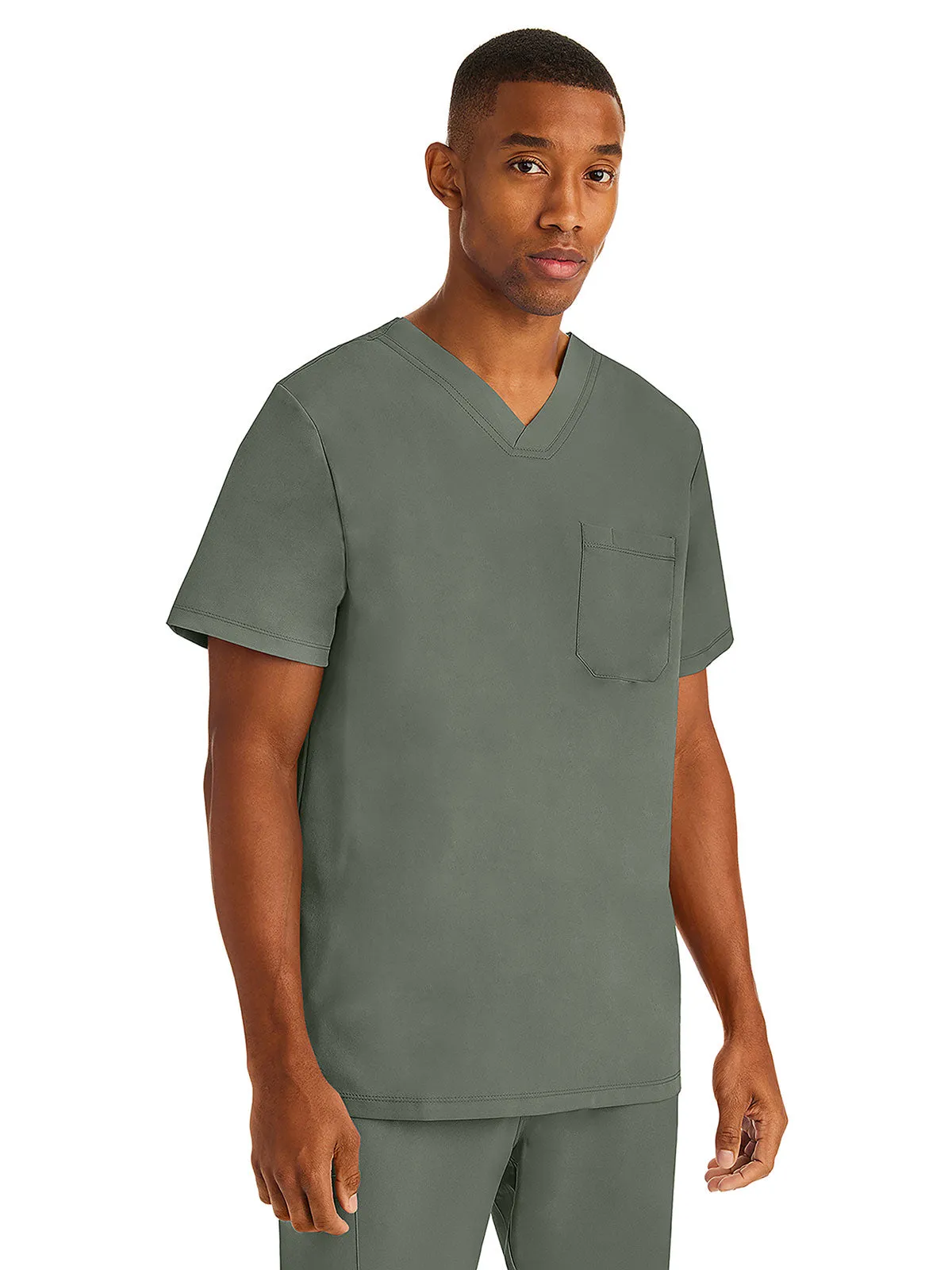 HH Works - Men's Mason V-Neck Solid Scrub Top