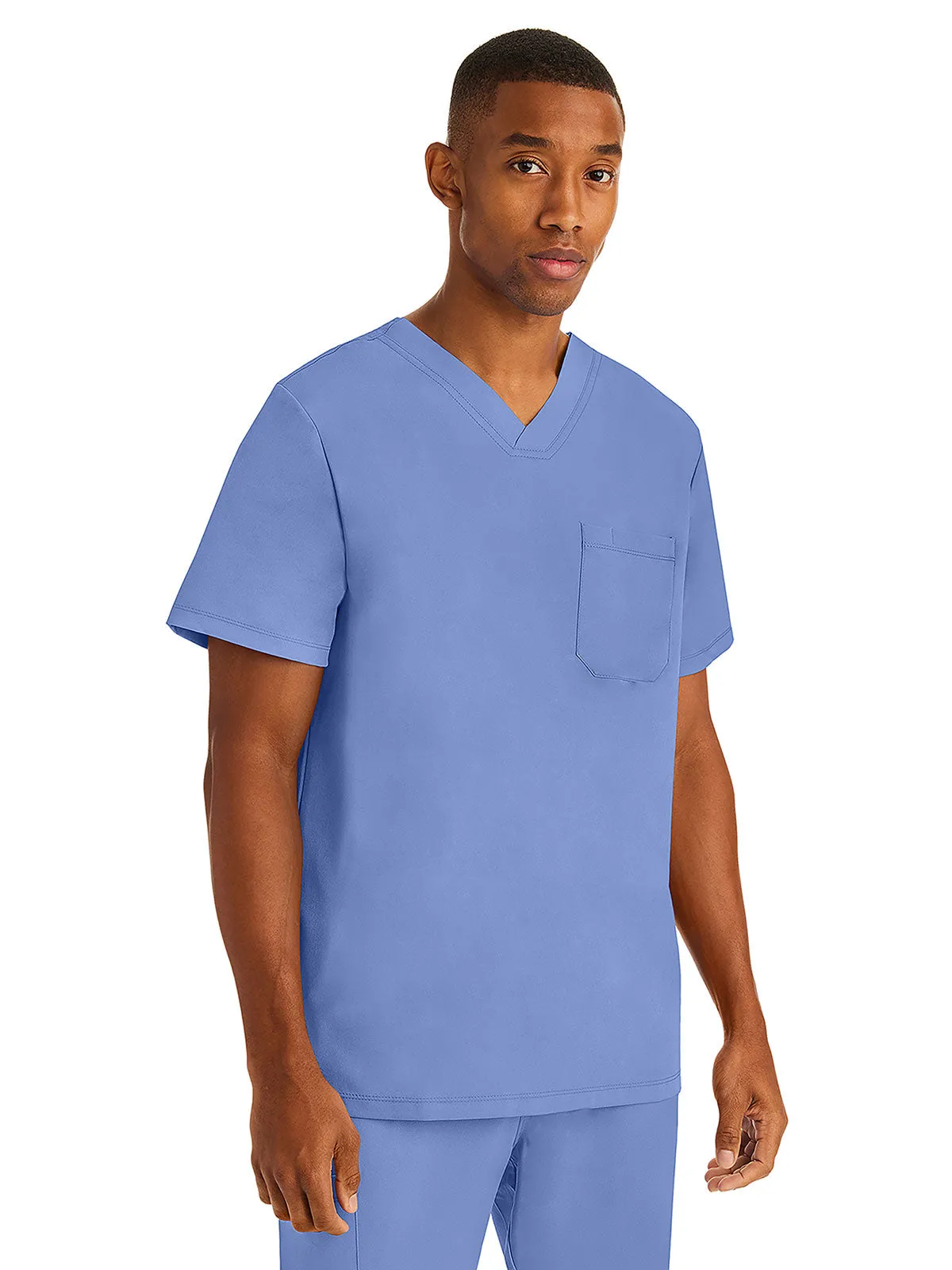 HH Works - Men's Mason V-Neck Solid Scrub Top