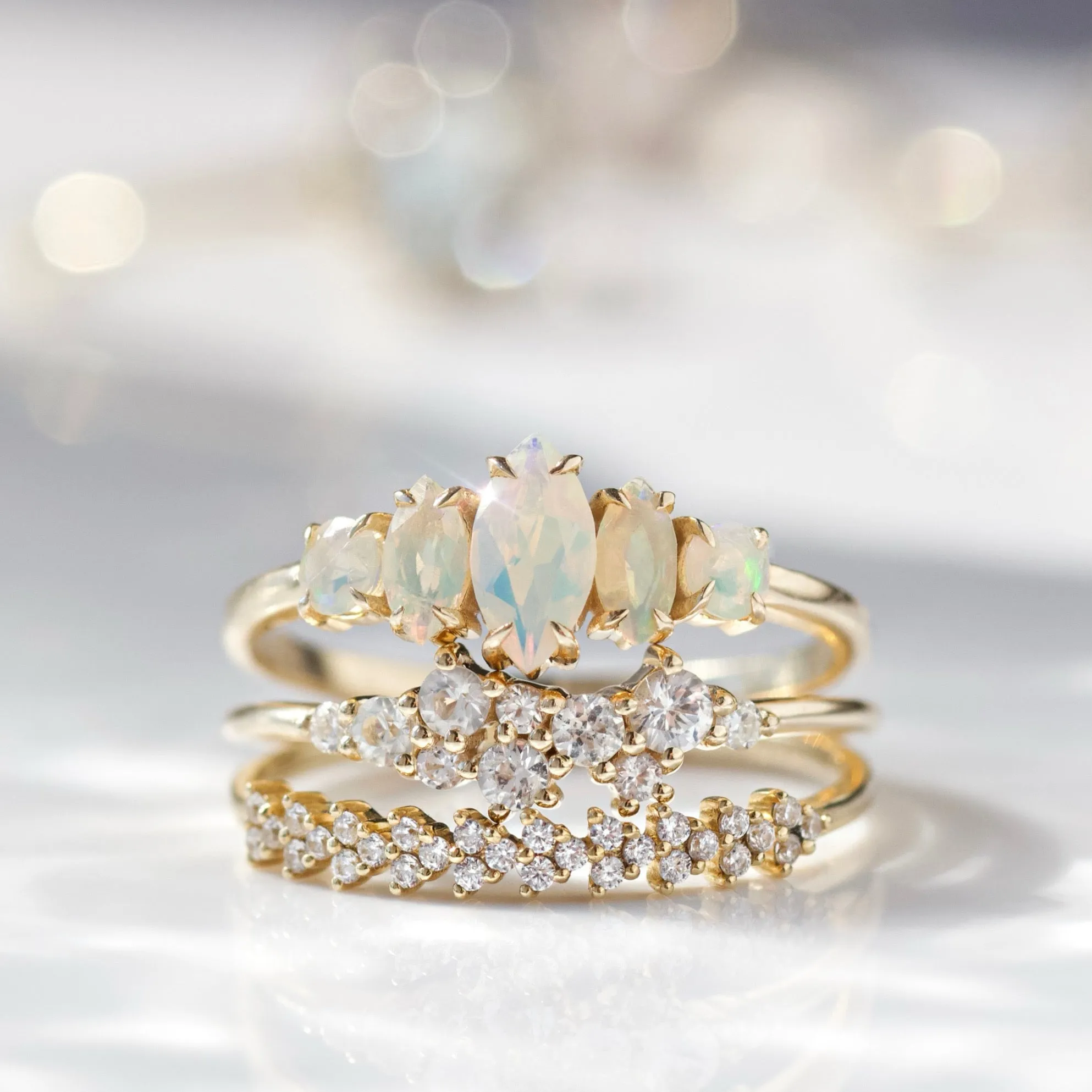 Hope Opal Marquise Ring