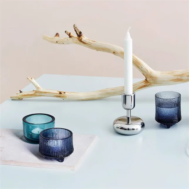 IITTALA | Glassware | KIVI Votives | Kivi Tealight Candle Holder 60mm - Sea Blue