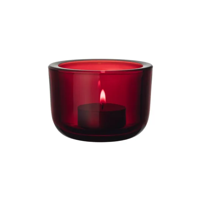 IITTALA | Glassware | KIVI Votives | LITTALA | KIVI Tealight Candle Holder, 60mm Cranberry