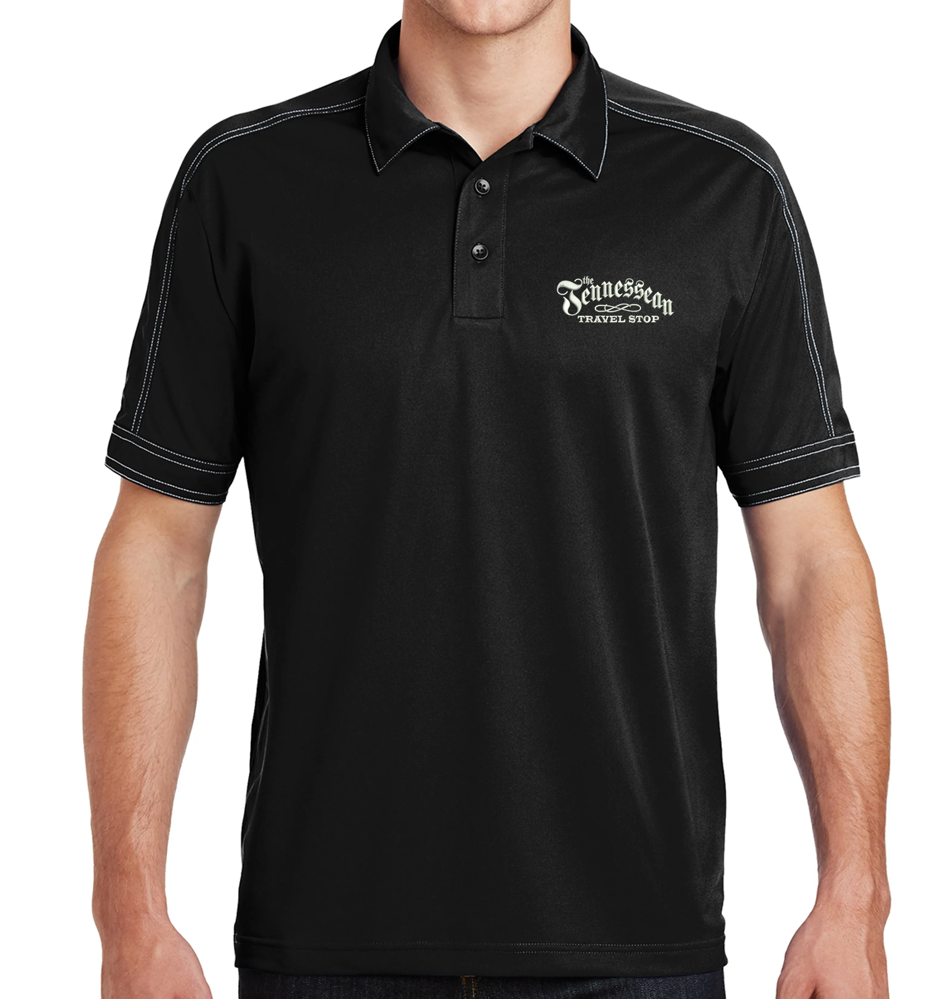 Item# ST659 Sport-Tek® Contrast Stitch Micropique Sport-Wick® Polo