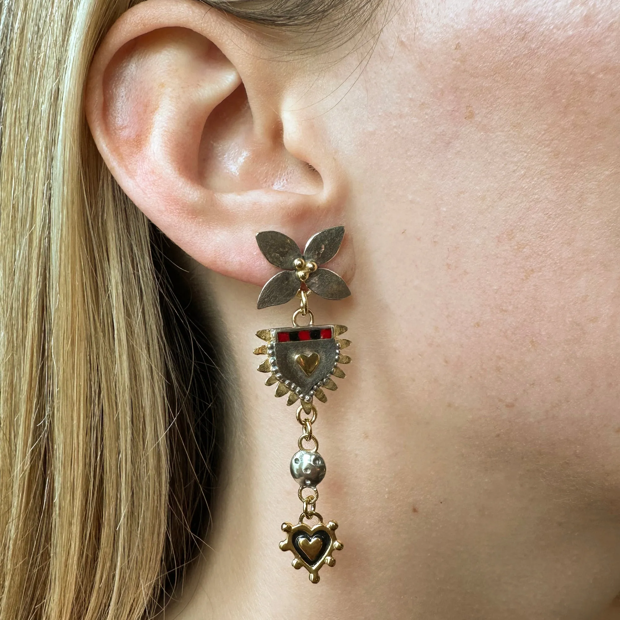 Limited Edition Totem Floris Earrings