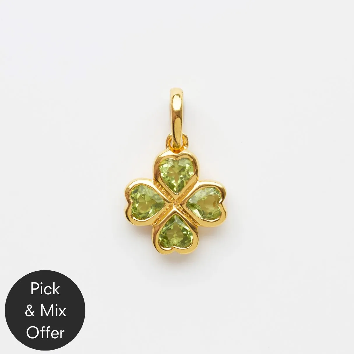 Louise Thompson Lucky Four Leaf Clover Charm